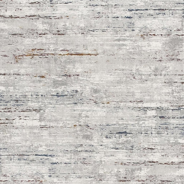 HomeRoots 4' Grey Abstract Area Rug - Modern Elegance for Cozy Spaces, Durable Construction & Easy Maintenance 4' X 6' 391822