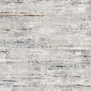 HomeRoots 4' Grey Abstract Area Rug - Modern Elegance for Cozy Spaces, Durable Construction & Easy Maintenance 5' X 8' 391823
