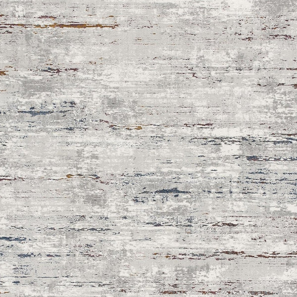 HomeRoots 4' Grey Abstract Area Rug - Modern Elegance for Cozy Spaces, Durable Construction & Easy Maintenance 8' X 11' 391825