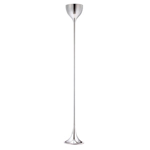 HomeRoots 67" Modern Steel Floor Lamp with Sleek Silver Bell Shade - Compact Design for Stylish Spaces 391832