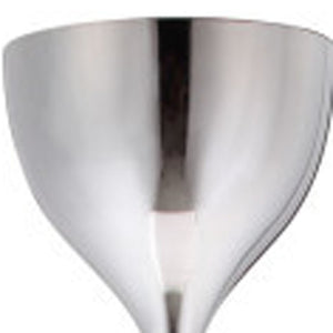 HomeRoots 67" Modern Steel Floor Lamp with Sleek Silver Bell Shade - Compact Design for Stylish Spaces 391832