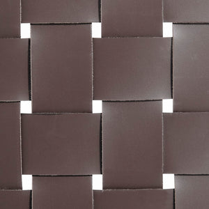 EuroStyle Evangeline Counter Stool in Natural Beech Wooden Frames with Brown woven PU Seat & Back - Set of 1