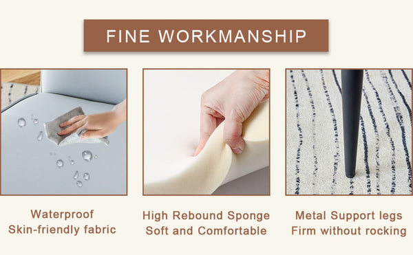 English Elm Table And Chair Set - 31.5" Round Dark Wood Dining Table With 2 Light Gray Pu Chairs For Small Spaces W1151S02487-GIGA