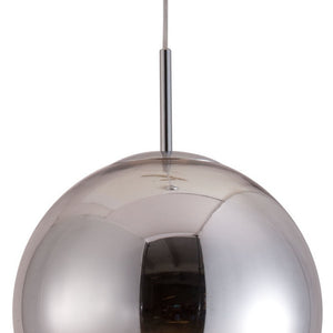 Homeroots Silver Lantern Metal Dimmable Ceiling Light   391879