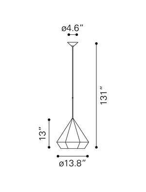 Homeroots Black Lantern Metal Dimmable Ceiling Light With Black Shades   391882