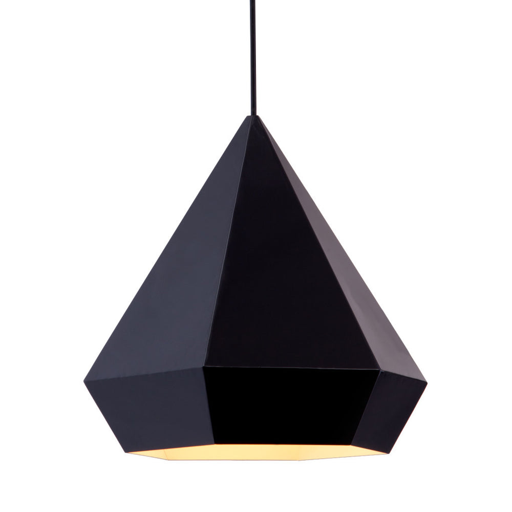 Homeroots Black Lantern Metal Dimmable Ceiling Light With Black Shades   391882