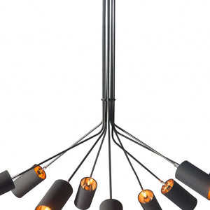 Homeroots Explosion Ceiling Lamp Black   391885