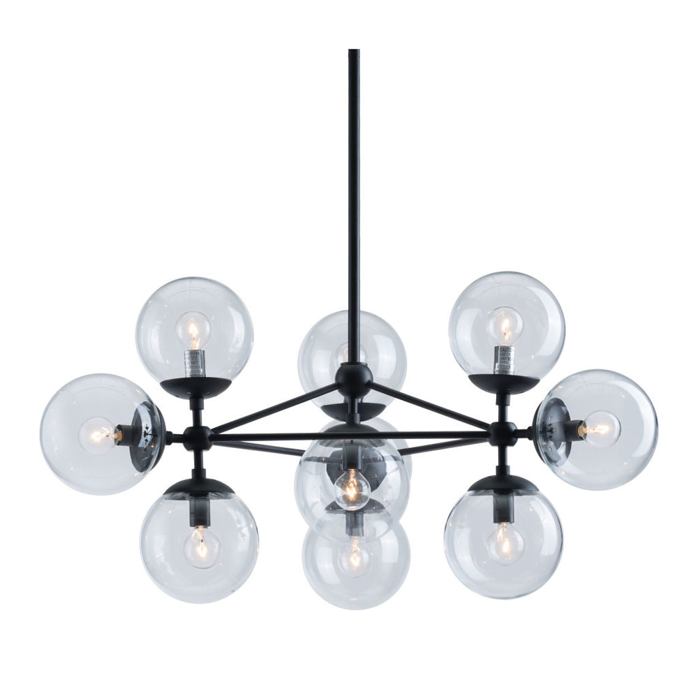 Homeroots Abundant Ceiling Lamp Black   391897