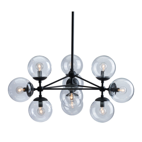 Homeroots Abundant Ceiling Lamp Black   391897