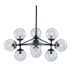 Homeroots Abundant Ceiling Lamp Black   391897