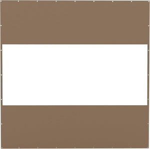 English Elm Heavy Duty Outdoor Clear Panel Curtain - 10'H X 10'W Weatherproof Pvc Polyester For Patios & More W1859P238831