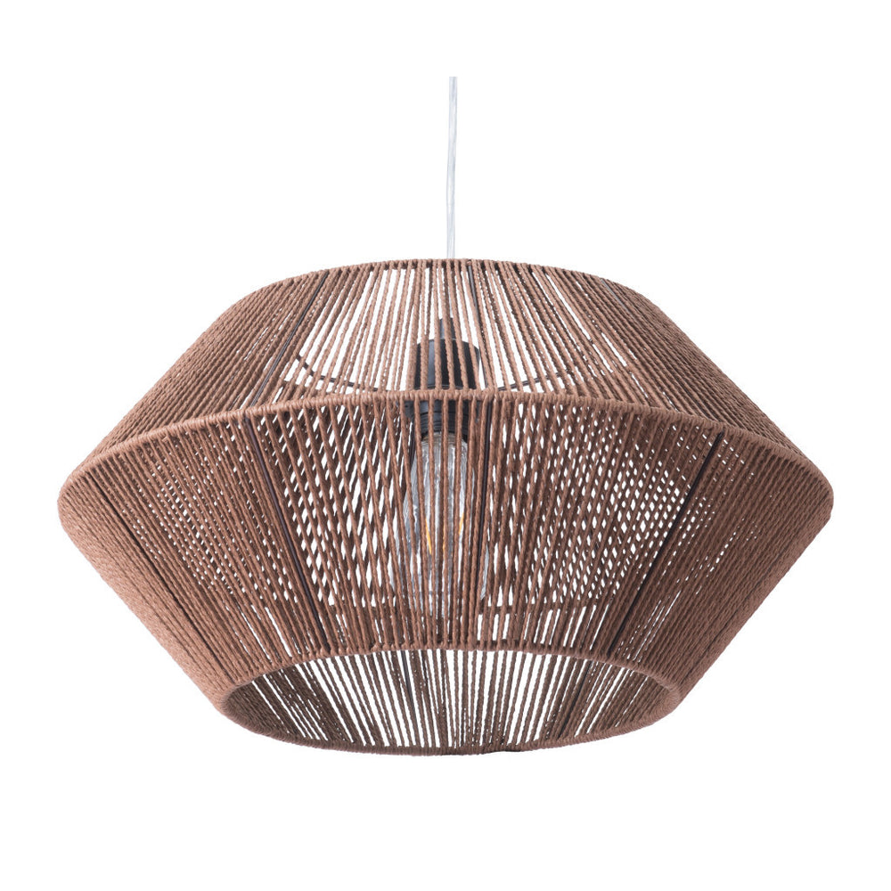 Homeroots Brown Dashy Ceiling Lamp   391900