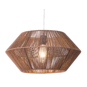 Homeroots Brown Dashy Ceiling Lamp   391900