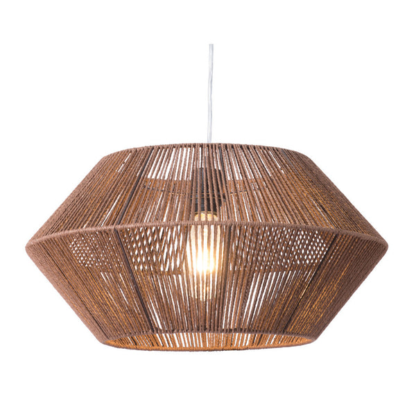 Homeroots Brown Dashy Ceiling Lamp   391900