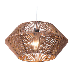 Homeroots Brown Dashy Ceiling Lamp   391900