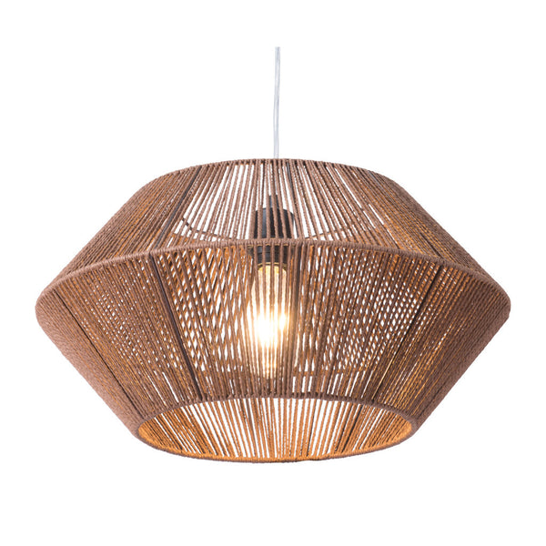 Homeroots Brown Dashy Ceiling Lamp   391900