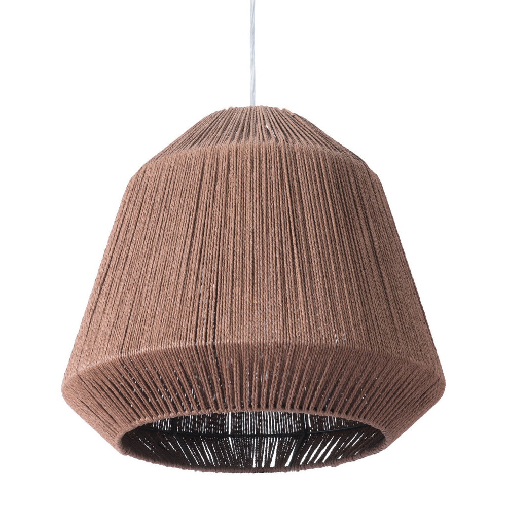 Homeroots Brush Natural Ceiling Lamp   391901