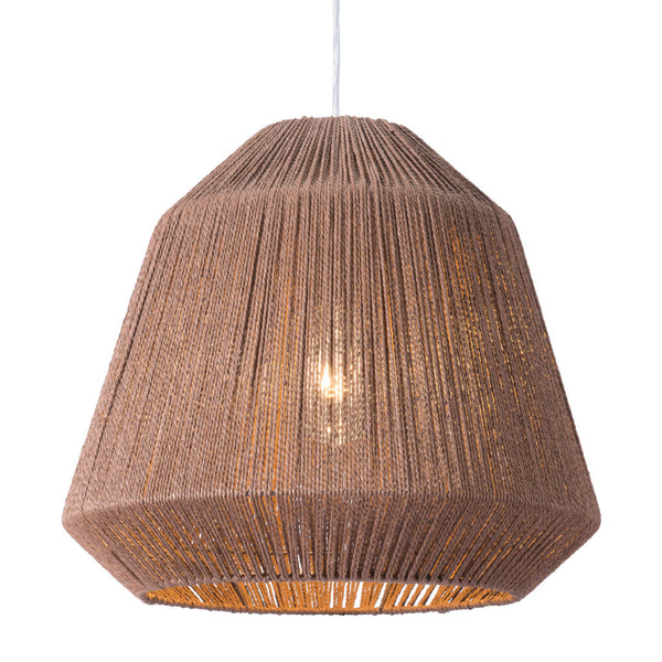 Homeroots Brush Natural Ceiling Lamp   391901