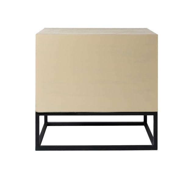 HomeRoots 32" Natural Solid Wood Two Drawer Sideboard - Stylish Storage Solution for Any Room Decor & Needs 391998