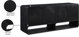 Parker Black Sideboard/Buffet 391Black Meridian Furniture