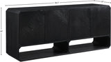 Parker Black Sideboard/Buffet 391Black Meridian Furniture