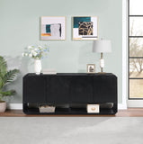 Parker Black Sideboard/Buffet 391Black Meridian Furniture