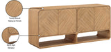 Parker Natural Sideboard/Buffet 391Natural Meridian Furniture