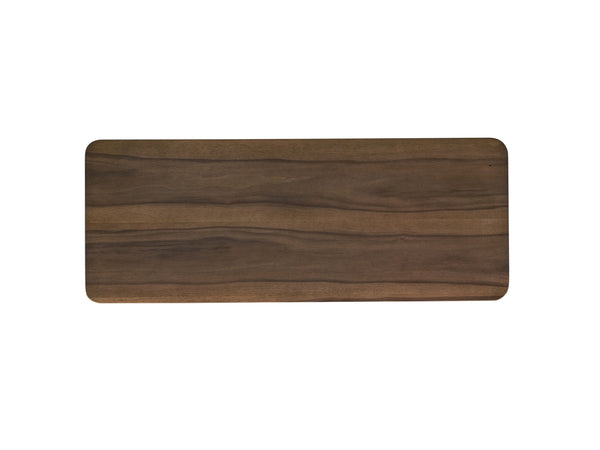 English Elm Lamonte Walnut Sofa Table With Shelf - Contemporary Accent Piece For Living Room Or Entryway Decor B2726P320784