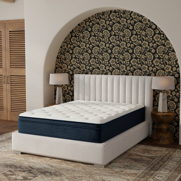 English Elm Cs Plush King Hybrid Mattress with Cooling Foam and Pocketed Coil Support System B337P375337