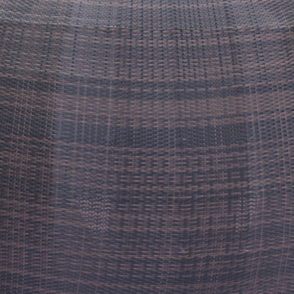 Homeroots Teardrop Shaped Brown And Beige Daybed   392017