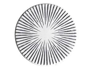 Lexington Tommy Bahama Outdoor 3920-953c Coastal Bohemian Round End Table With Hand-painted Sunburst Design And Aluminum Frame  Wood 3920-953c