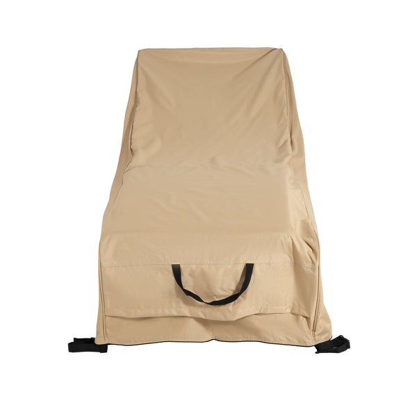 English Elm Christopher Knight Home® - Shield Outdoor Chaise Lounge Cover – All-Weather Protection, Breathable, Secure Fit In Beige N775P291569B
