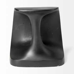 HomeRoots Set of Two 6" Black Metal Bookends - Chic Decorative Supports for Stylish Home & Office Organization 392130