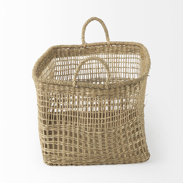 Homeroots Set Of Two 15" Natural Wicker Basket  Wicker 392158
