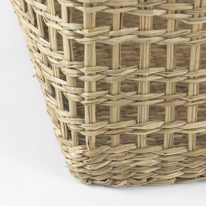 Homeroots Set Of Two 15" Natural Wicker Basket  Wicker 392158