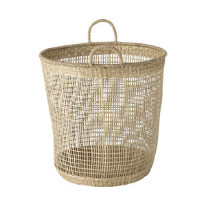 HomeRoots Set of Three Round Natural Wicker Baskets for Stylish Storage, Decor & Organization in Any Room 392159