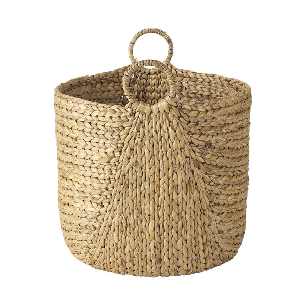 HomeRoots Set of Three Brown Wicker Baskets - Stylish Rustic Storage for Home Organization & Décor Charm 392168