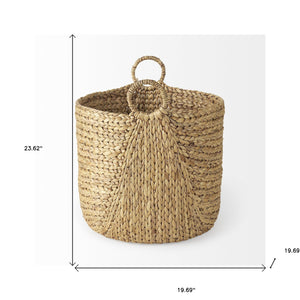 Homeroots Set Of Three Braided Wicker Storage Baskets  Wicker 392168