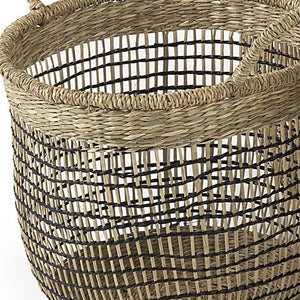 Homeroots Set Of Three Light Brown Storage Baskets  Wicker 392169