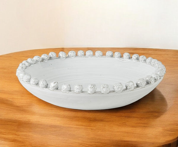 HomeRoots 4" Off White Ceramic Tabletop Sculpture - Modern Minimalist Accent for Home Decor & Gifting Ideas 392180