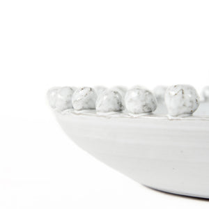 Homeroots Off White Ceramic Centerpiece Bowl  Ceramic 392180