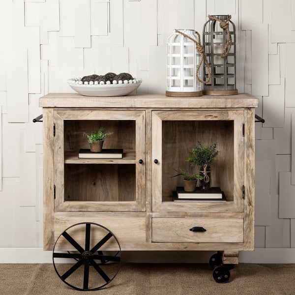 Homeroots Off White Ceramic Centerpiece Bowl  Ceramic 392180