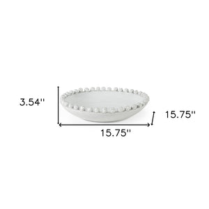 HomeRoots 4" Off White Ceramic Tabletop Sculpture - Modern Minimalist Accent for Home Decor & Gifting Ideas 392180