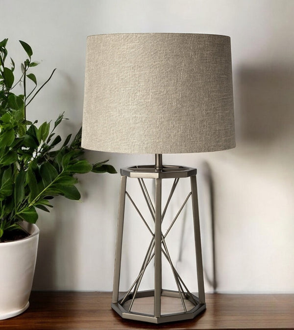 HomeRoots 29" Bronze Lamp Base - Modern Elegance with Warm Light, Perfect for Living Rooms & Bedrooms 392237