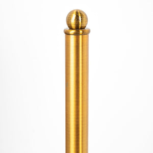 HomeRoots 26" Gold Lamp Base LED - Elegant Design with Adjustable Arm for Customizable Home Lighting Décor 392241