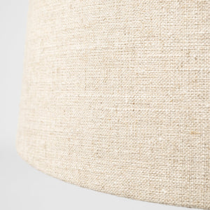 Homeroots 26" Beige Lamp Base Led With Champagne Shade   392246