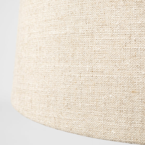 Homeroots 26" Beige Lamp Base Led With Champagne Shade   392246