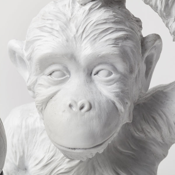 Homeroots 12" White Lamp Base Led   392248