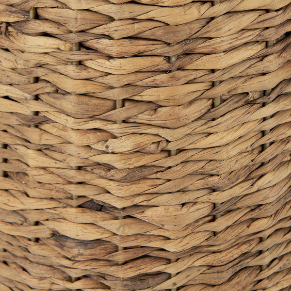 Homeroots 19" Brown Lamp Base Led With White Shade   392253