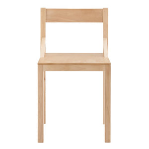 EuroStyle Kelda Beech Wood Side Chair with Curved Back for Dining Living or Bedroom Use 39230-NAT